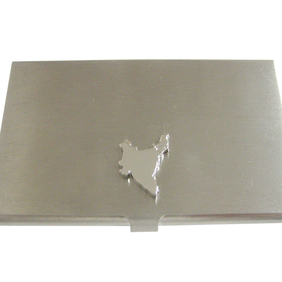 India Map Shape Business Card Holder